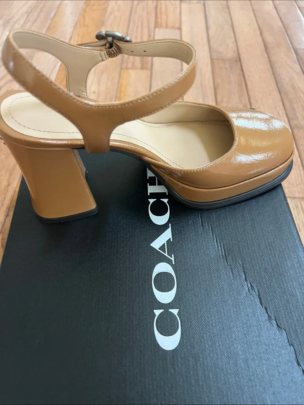 Coach Women's Sculpted-Heel Platform Pumps shoes - Picture 2 of 10